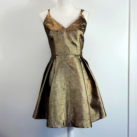 Fashion Nova metallic dress - Picture 1 of 9